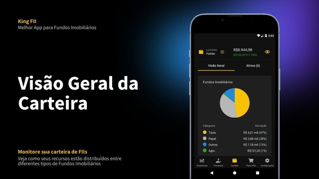 melhor app para fundos imobiliarios